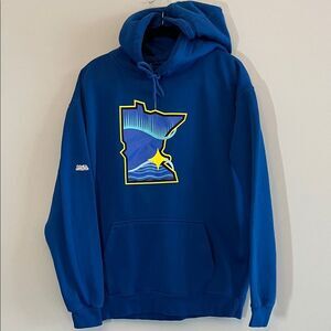 Stitches MLB Minnesota Twins Pullover Blue Graphic Hoodie Size XL